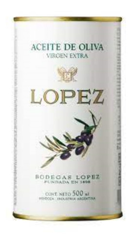 Imagen 1 de 7 de Aceite De Oliva Lopez Lata X 1 Litro