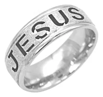 Comprar Anel Religioso Jesus Prata Vazado Tradicional Anatomico