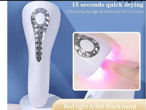 Lampara De Uñas Led-uv 18 Watts 5 Leds Recargable Press On
