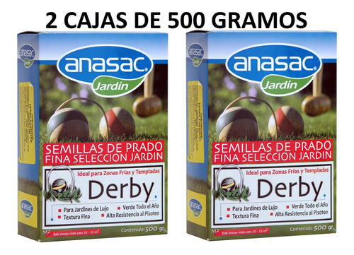 Semilla Pasto Derby Clima Frio 1000 Gramos Frio -templado