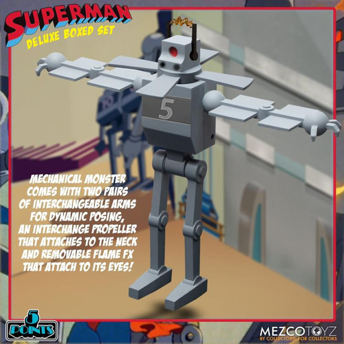 Mezco Superman:the Mechanical Monsters(1941)5 Points Deluxe