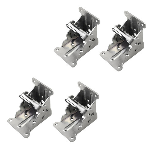 4 Bisagras Plegables De Metal De A Para Sofá Plegable Plata