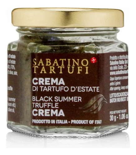 Creme De Trufas Pretas De Verão Sabatino Tartufi 30g