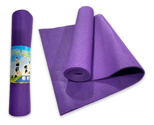 Colchoneta Mat Yoga Pilates Enrollable Premium 6 Mm 