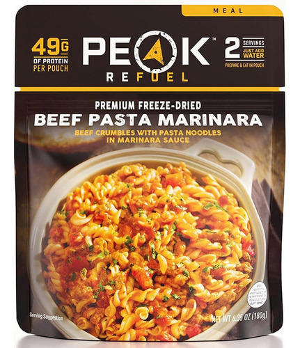 Peak Refuel Pasta De Ternera Marinara | 49g De Proteína | 10