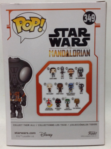 Funko Pop 349 Q9-0 Star Wars Mandalorian Cabeza Oscilante