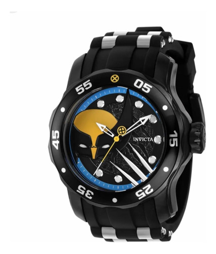 Relógio Invicta 37372 Pulseria Silicone 48mm X-men Wolverine
