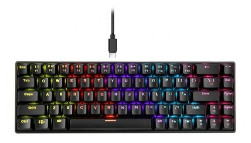 Imagen 2 de 3 de Teclado Mecánico Español 61keys 84 Rgb Nexgen Usb-c