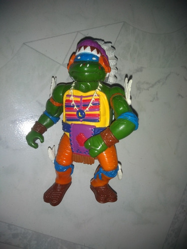 Tmnt Chief Leo Tortugas Ninja Vintage Jefe Leo Incompleto (Usado)