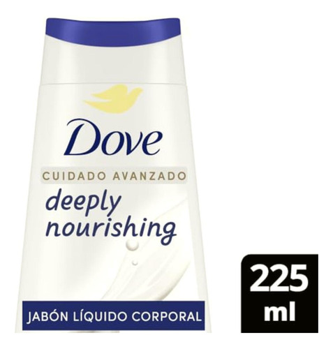 Dove Jabón Líquido Corporal Deeply Nourishing 225ml