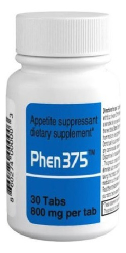 Phen375 Suplemento Para Perdida De Grasa 30 Caps Sabor Sin Sabor