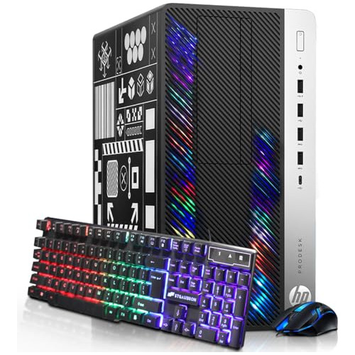 Hp Rgb Gaming Desktop Computer, Intel Quad Core I5-6500 Hast