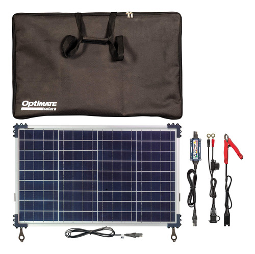 Optimate Solar Duo - Kit De Viaje De 40 W, Tm522-d4tk, 6 Pas