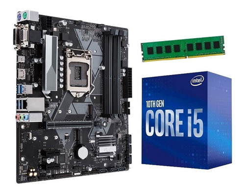 Combo Actualizacion Intel I5 10400 10ma 8gb Mother S1200