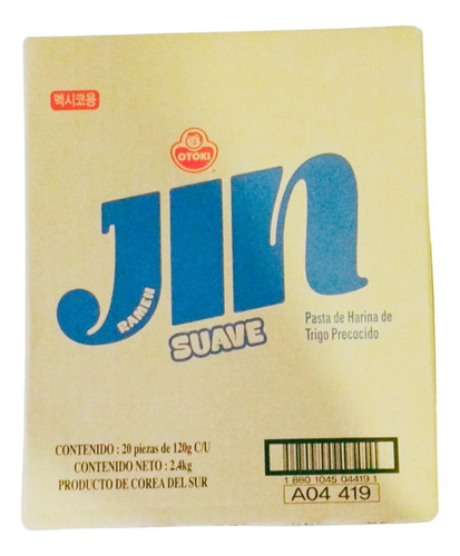 Ramen Coreano Jin Ramen Version Bts Suave Una Caj De 20 Pz