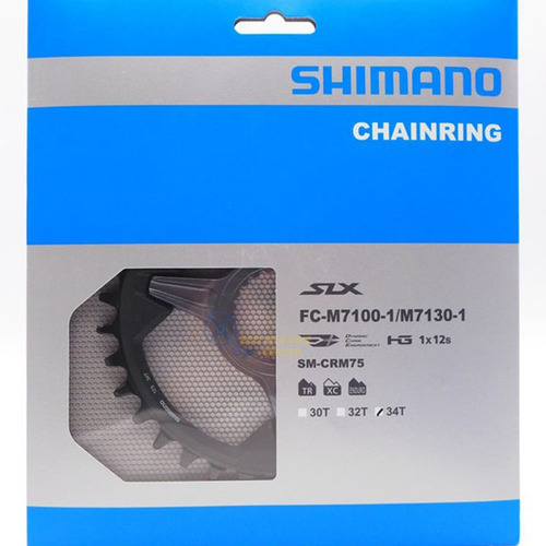 Monoplato Shimano Slx M7100/7130 12 Velocidades 34 T 