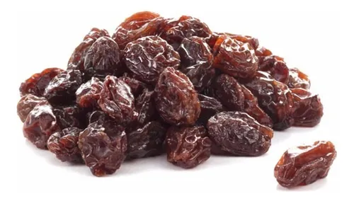 Pasas De Uva Negras Sin Semillas Jumbo Bolsa 1 Kg