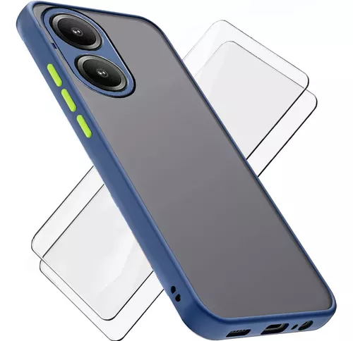 Funda suave de TPU para Oppo A38, carcasa delgada mate, parachoques de  silicona de Color sólido