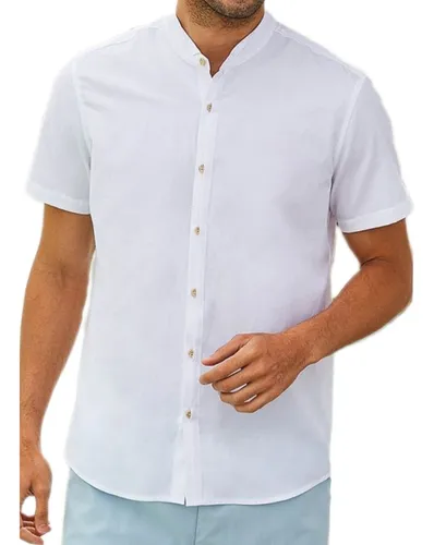 Camisas de cuello manga corta hotsell