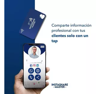 Tarjeta De Presentación. Smart Business Card Nfc Made In Usa