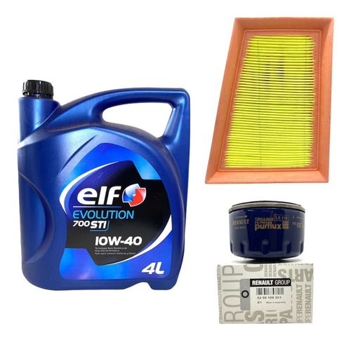 Kit Filtros  Aceite Elf Renault Sandero Symbol Logan 1.6 16v