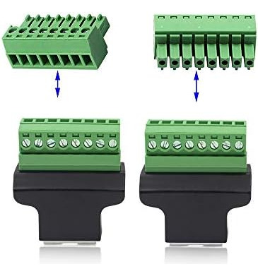Poyiccot Rj45 Breakout, Conector Adaptador De Terminal De To