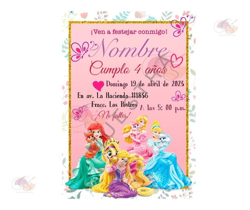 Kit Imprimible Princesas Disney