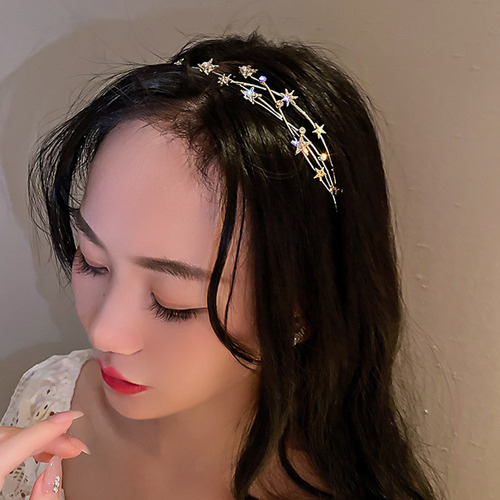 Elegante Diadema Con Forma De Perlas Para Decorar Accesorios