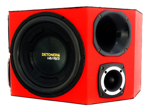 Caixa Trio Detoner 12 Cara Preta Completa + Modulo Digital