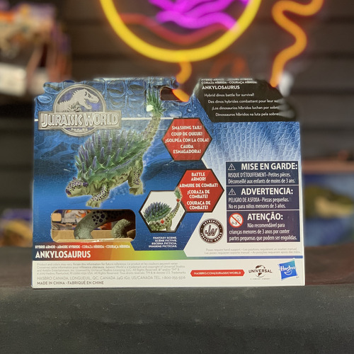Jurassic World Ankylosaurus Dino Hybrid Hasbro 2016 (Usado)
