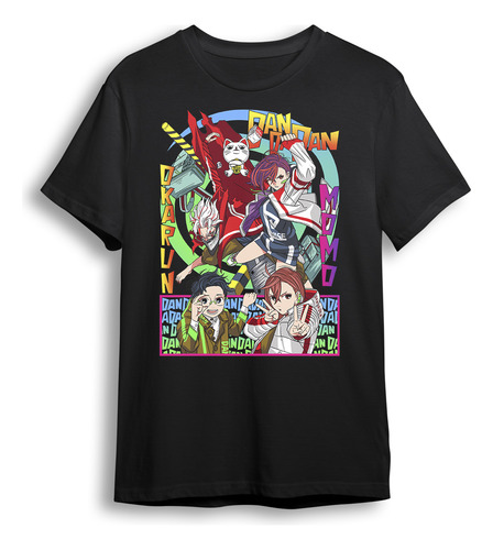 Playera Unisex Estampado Anime Dan Dan Dan Turbo Abuela