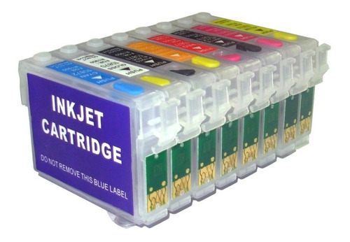 Cartucho Recargable Para Impresora Epson R1900 Con Tinta 