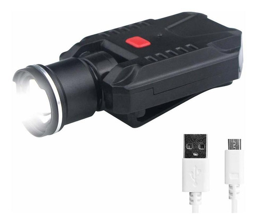 Fishnu 500 Lm Clipon Luz De Luz Usb Recargable Cree Led Tapa