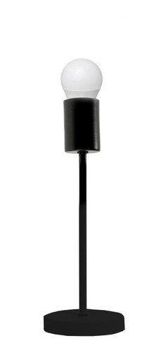 Imagen 1 de 10 de Velador Lampara Vintage Mesa Escritorio Recto Led