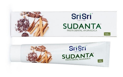 Pasta Dental Sin Fluor Srisri Sudanta X 100 Gr.