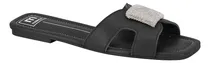 Comprar Sandália Feminina Rasteira Moleca Strass 5462-134