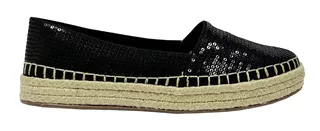 Sapato Feminino Espadrille Valentina Detalhes Paetê