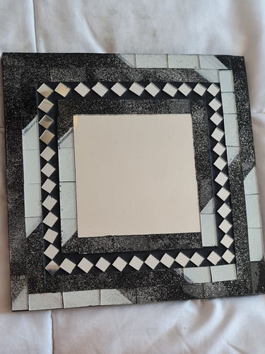 Cuadro Espejo Mosaico En  Vidrio Decorativo De 20x20cm C/u