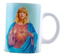 Comprar Pocillo Mug Cerámica 315 Ml Santa Taylor Swift Café Té