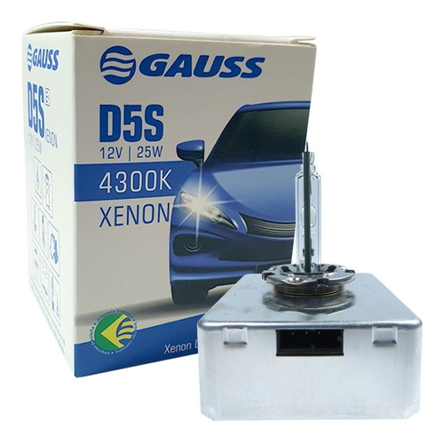 Lampada Xenon D5s Gauss 25w Para Reposição Original 4300k