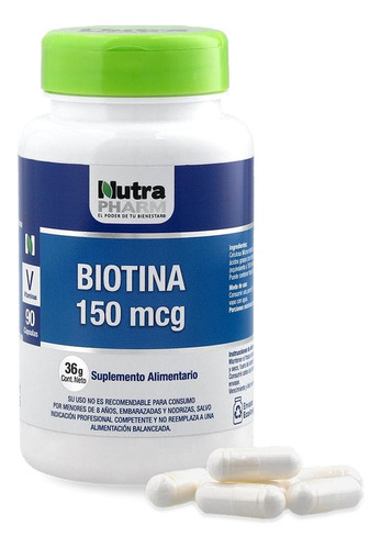 Biotina - 150 Mcg.