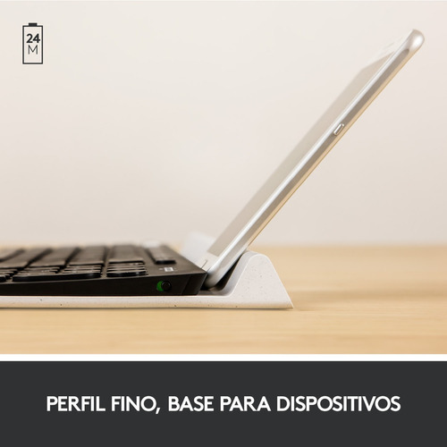Teclado Bluetooth Logitech K780 Qwerty Español Lat Negro