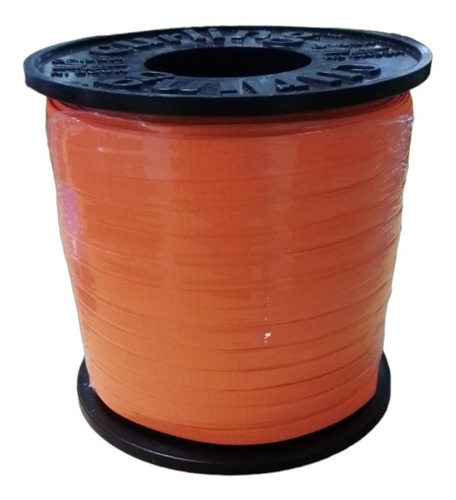 Liston Tipo Curling Color Neon En Rollo De 457 M Color Naranja