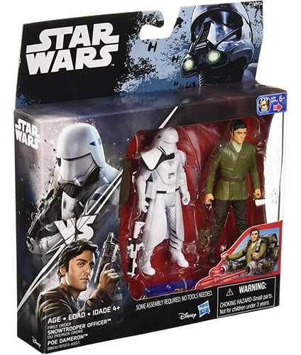 Figura Poe Dameron & Snowtrooper - Star Wars 10cm Hasbro