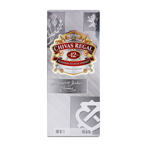 Whisky Escocês 12 Anos 1 Litro Chivas Regal
