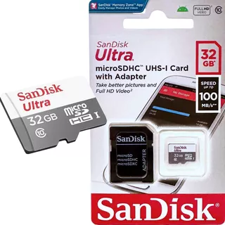 Cartão De Memória Sandisk Ultra Micro Sd 32gb Original C/nfe