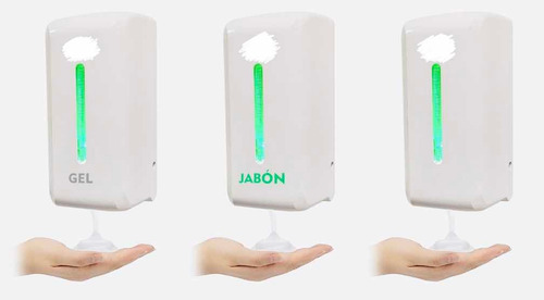 Imagen 2 de 3 de Dispensar De Gel Antivacterial Y Jabón Con Sensor Automático