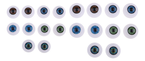 10 Pares De De Ojos De Acrílico Ojos Para Muñeca Recién