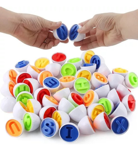 Juguete Didáctico De Huevos De Colores, Juego Didáctico Para