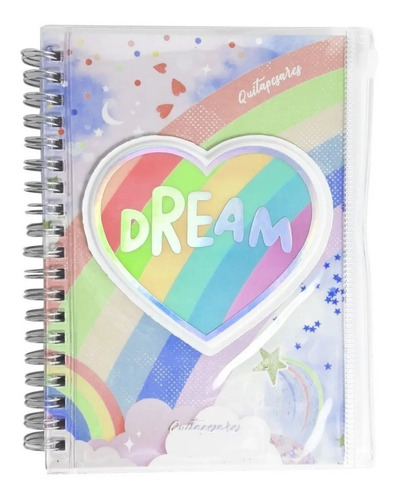 Cuaderno Ziploc Mooving Quitapesares Corazon Dream 